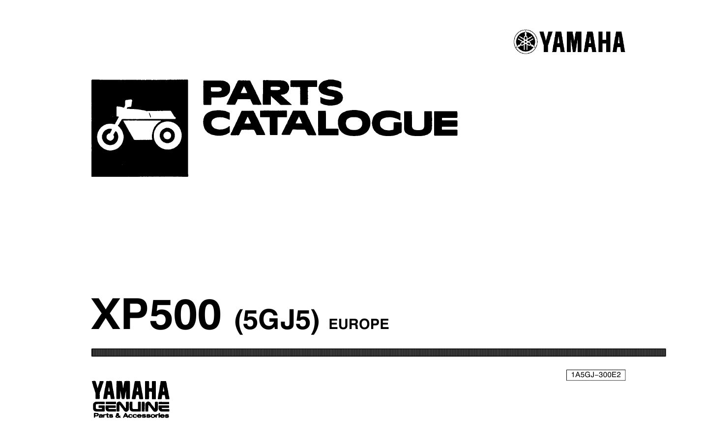 Изображение Каталог запчастей Yamaha T-MAX XP500 (5GJ) (2000-2003)
